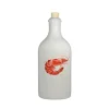 Menu'tje Marechal oliefles Shrimp 500 ml keramiek rood