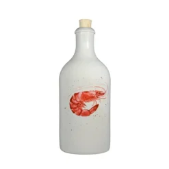 Menu'tje Marechal oliefles Shrimp 500 ml keramiek rood