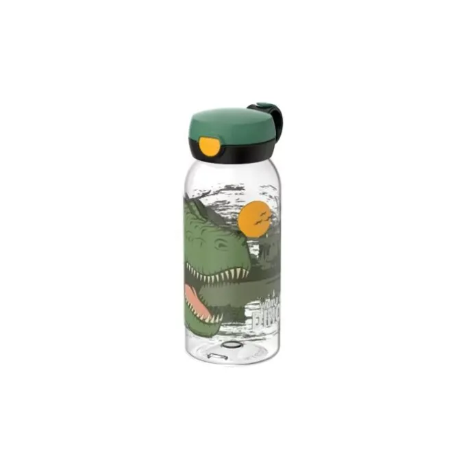 Mepal Campus Dino drinkfles met flipdop 600 ml rvs