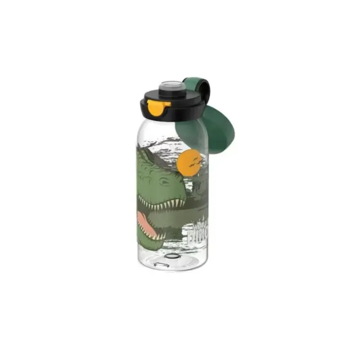 Mepal Campus Dino drinkfles met flipdop 600 ml rvs