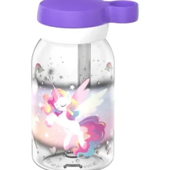 Mepal Campus Unicorn Glow drinkfles met rietje 450 ml