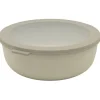 Mepal Cirqula kom met deksel ø 23 cm 2,25 liter kunststof nordic white