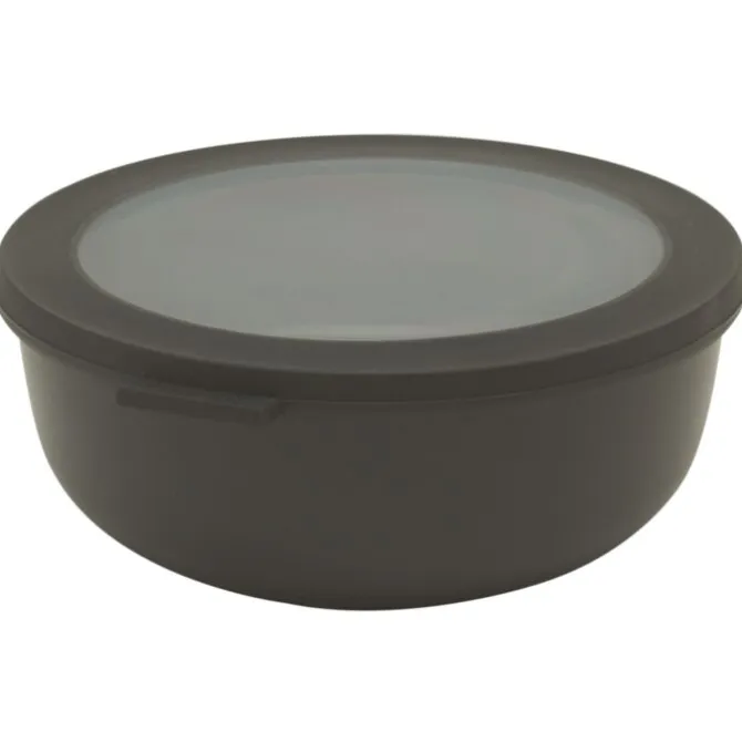 Mepal Cirqula kom met deksel ø 19,5 cm 1,25 liter kunststof nordic black