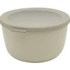Mepal Cirqula kom met deksel ø 19,5 cm 2 liter kunststof nordic white