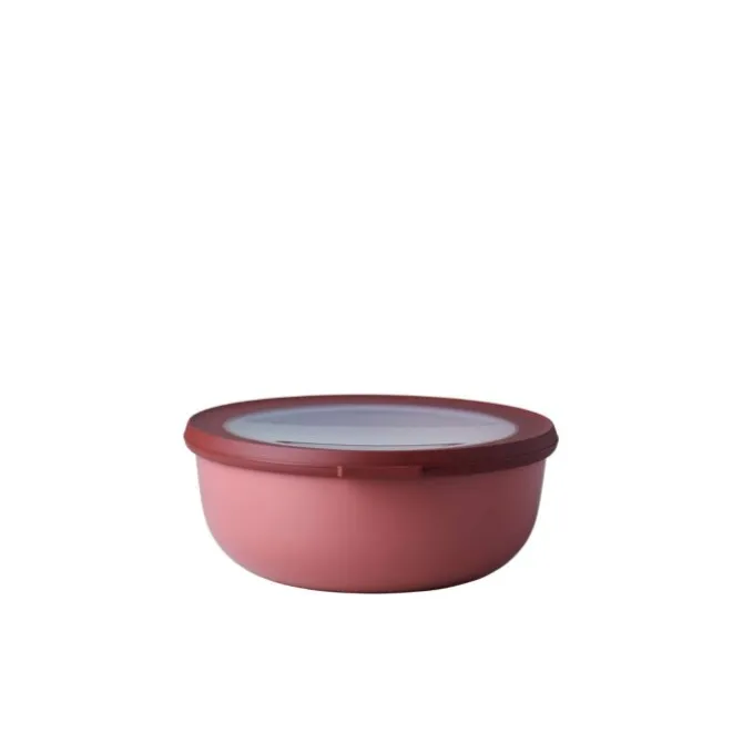 Mepal Cirqula kom met deksel 1250 ml kunststof vivid mauve