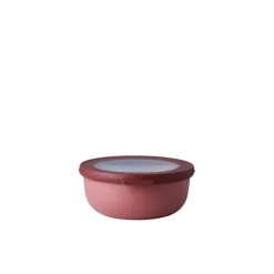 Mepal Cirqula kom met deksel 750 ml kunststof vivid mauve