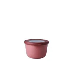 Mepal Cirqula kom met deksel 500 ml kunststof vivid mauve