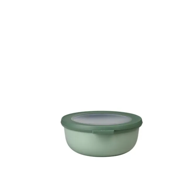 Mepal Cirqula kom met deksel 750 ml kunststof nordic sage