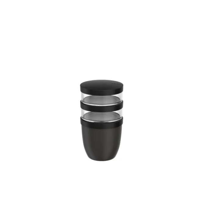 Mepal Ellipse lunchpot Nordic Black 3-delig