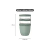 Mepal Ellipse lunchpot Nordic Sage 3-delig