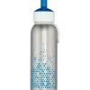 Mepal Flip-Up geïsoleerde drinkfles 350 ml rvs Blue