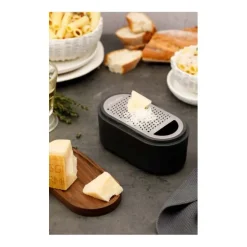 Microplane Container rasp Antraciet walnoot