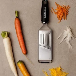 Microplane Gourmet Slicer - juliënneschaaf 31,5 cm rvs zwart