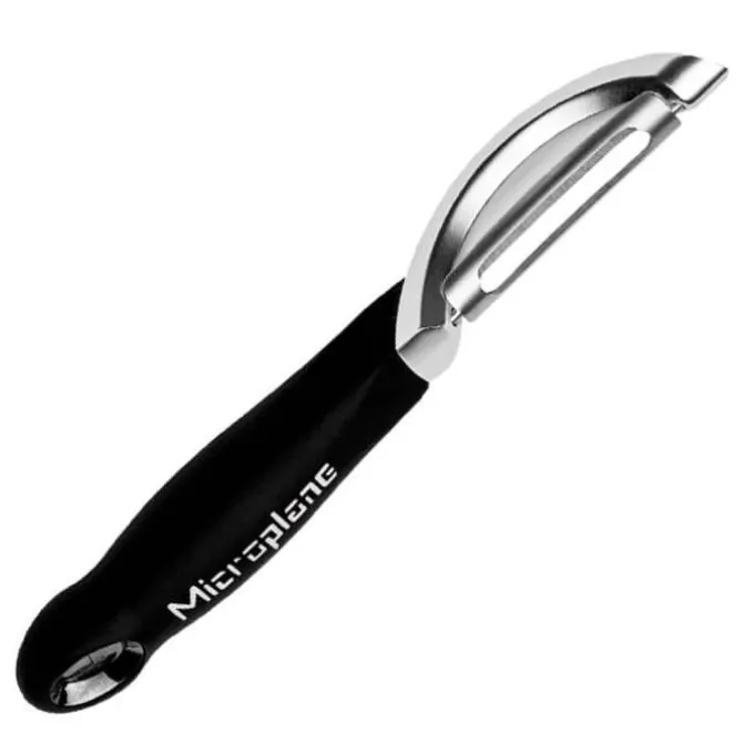 Microplane Professional dunschiller 18,5 cm rvs zwart