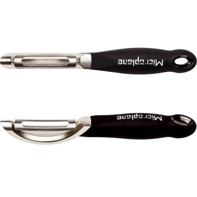 Microplane Professional dunschiller 18,5 cm rvs zwart