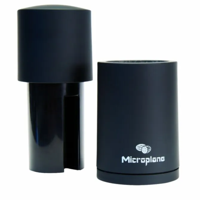 Microplane Spice Mill nootmuskaatmolen staal zwart