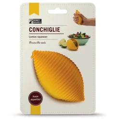 Monkey Business Conchiglie citrusknijper silicone geel
