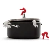Monkey Business Lid Sid dekselhouder 4,8 cm kunststof rood/wit 2-delig