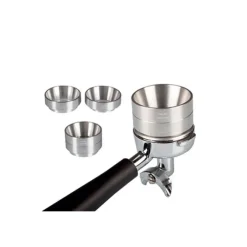 Motta Dubbele doseertrechter rvs 53 en 58 mm