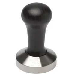 Motta koffietamper 17 cm hout-rvs zwart