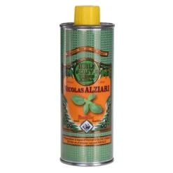 Nicolas Alziari olijfolie Basilicum blik 250 ml
