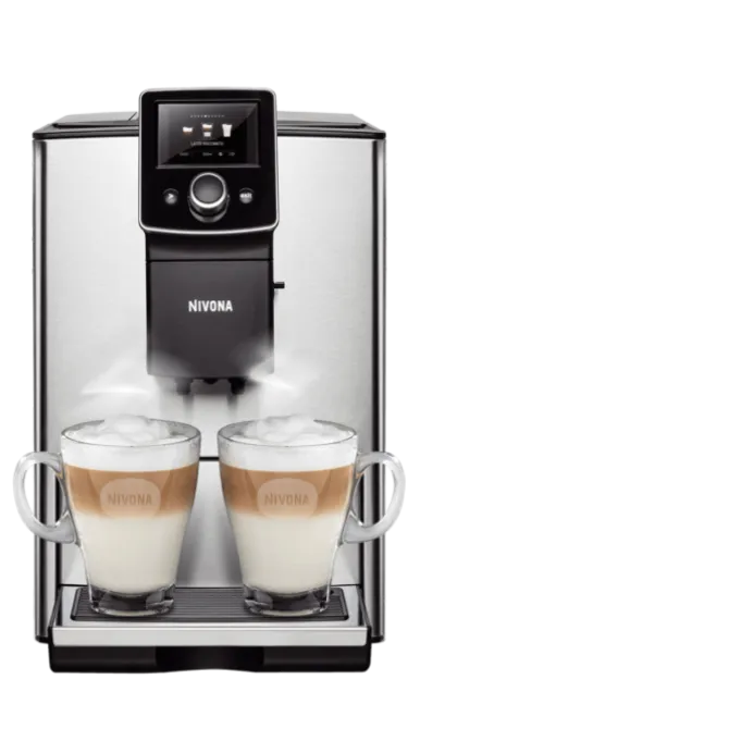 Nivona CafeRomatica 825 volautomatische espressomachine rvs mat zwart/chroom