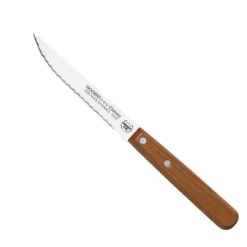 Nogent Iconic gekarteld steakmes 11 cm kersenhout