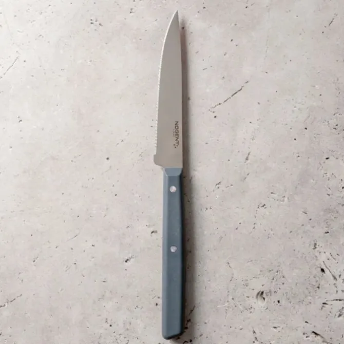 Nogent Silhouette steak-tafelmes 11 cm grijs