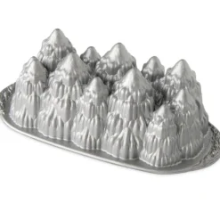 Nordic Ware Alpine Forest loafpan 29 cm x 10 cm zilver