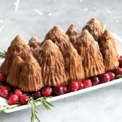 Nordic Ware Alpine Forest loafpan 29 cm x 10 cm zilver