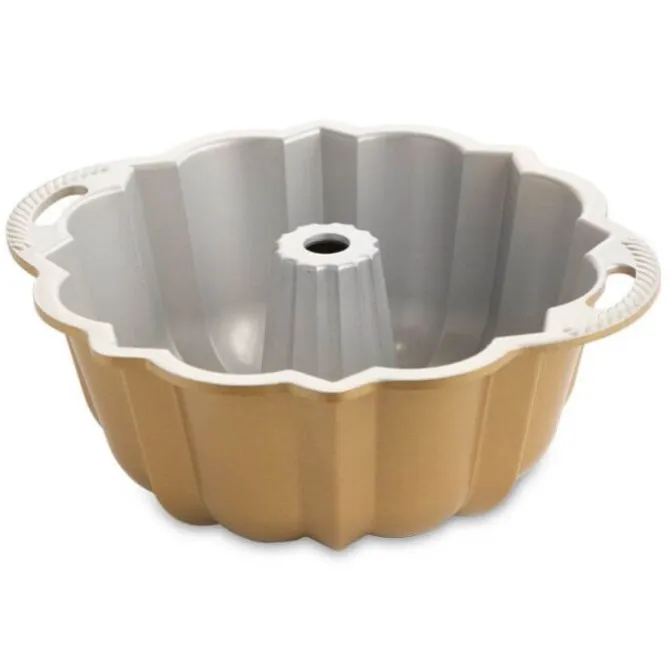 Nordic Ware Anniversary Bundt tulbandvorm ø 20,5 cm aluminium goudkleurig
