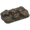 Nordic Ware Autumn Treats herfstfiguren bakvorm 6 stuks 9 x 6 cm aluminium bronskleurig
