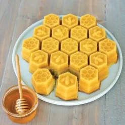 Nordic Ware bijenraat bakvorm 30,5 cm gietaluminium