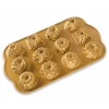 Nordic Ware Bundt Charms 12 stuks 30,2 cm gietaluminium goudkleurig
