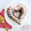 Nordic Ware Elegant Heart tulband bakvorm 24 cm gietaluminium