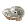 Nordic Ware Floral Heart Bundt brons aluminium