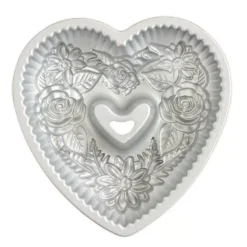 Nordic Ware Floral Heart Bundt brons aluminium