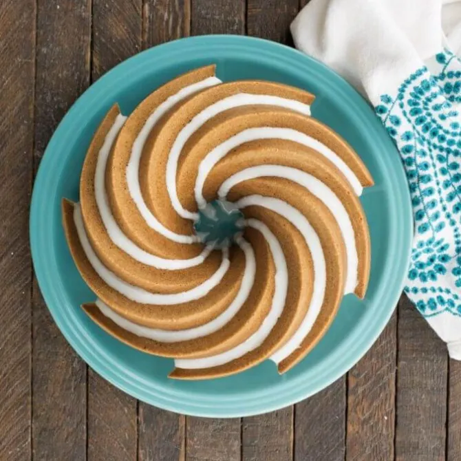 Nordic Ware Heritage Bundt tulband ø 25,5 cm gietaluminium goudkleurig