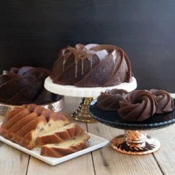 Nordic Ware Heritage Bundt tulband ø 22 cm gietaluminium goudkleurig