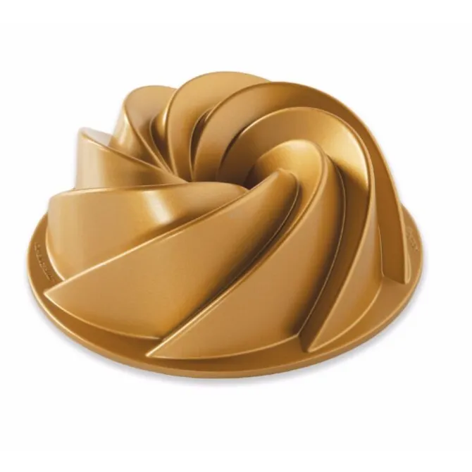 Nordic Ware Heritage Bundt tulband ø 22 cm gietaluminium goudkleurig