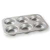 Nordic Ware Jumbo bakvorm voor 6 muffins aluminium grijs