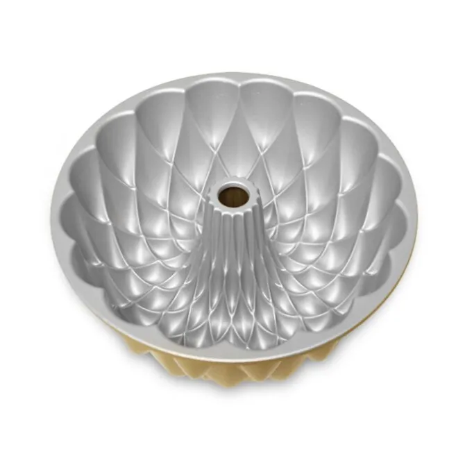 Nordic Ware Kaleidoscope Bundt bakvorm aluminium goudkleurig