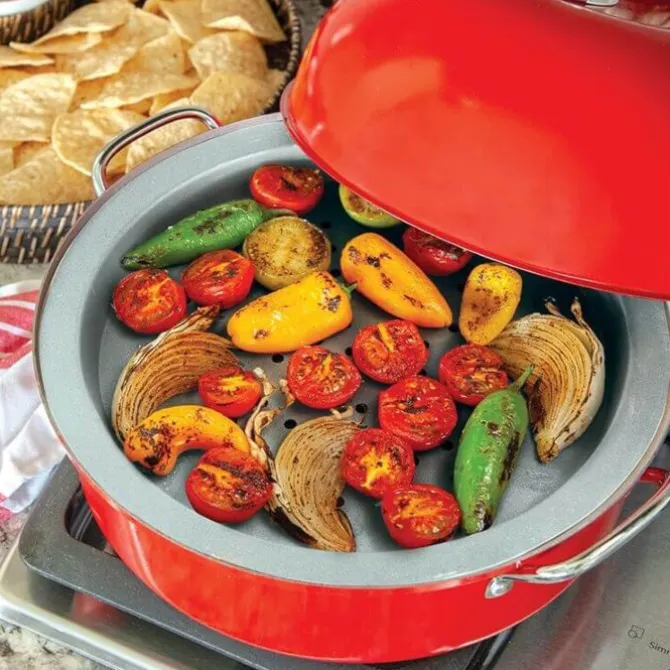 Nordic Ware Kettle Smoker rookpan ø 31,4 cm rood
