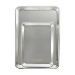 Nordic Ware Naturals Half Sheet & Quarter Sheet bakplaat 2-delig