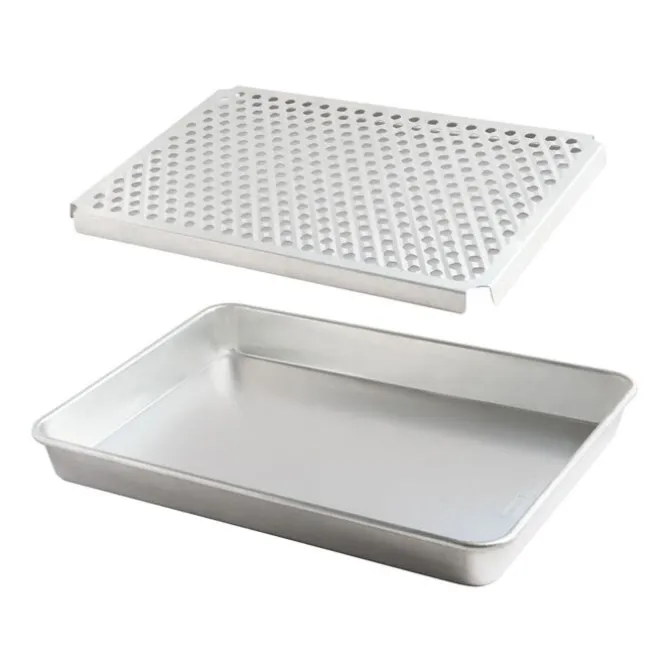 Nordic Ware Naturals Half Sheet bakplaat met oven-/koelrek 33 x 45 cm aluminium