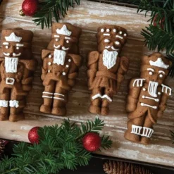 Nordic Ware Nutcracker Sweets bakvorm 4 stuks aluminium zilverkleurig