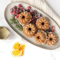 Nordic Ware Pirouette Bundlette bakvorm 6 stuks aluminium goudkleurig