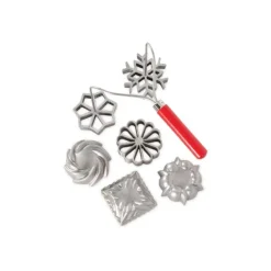 Nordic Ware Rosette & Timbale wafelset aluminium 7-delig