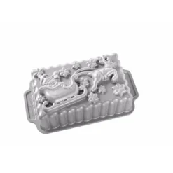 Nordic Ware Santa's Sleigh broodbakvorm 20 x 12,7 x 7,5 cm aluminium grijs