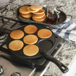 Nordic Ware 'Silver Dollar' pannenkoekpan ø 27 aluminium zwa
